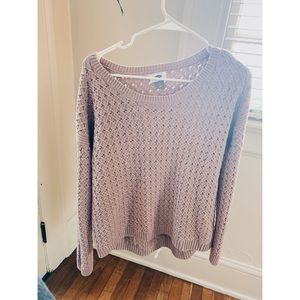 OVERSIZED LIGHT BROWN SWEATER// COZY// SIZE L